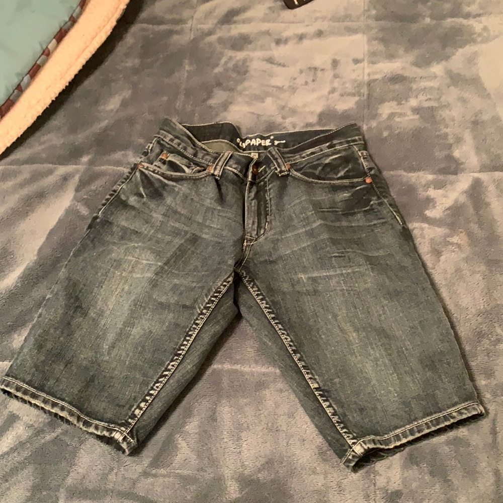 Denim shorts